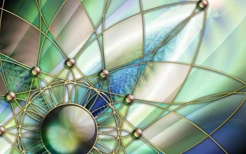 金色花纹的背景素材