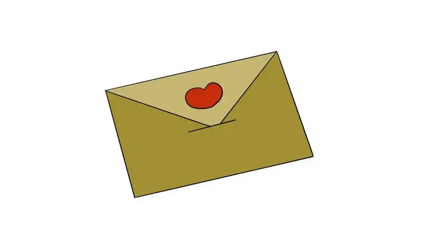 信封简笔画 信封的简笔画-锦跋艺考网