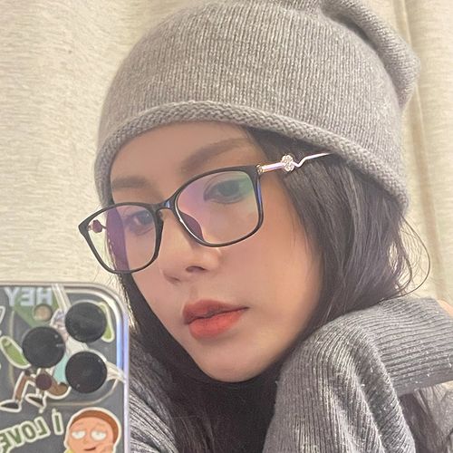 大脸日系眼镜框清新甜美超轻高度数眼镜女素颜显瘦斯文配近视镜架