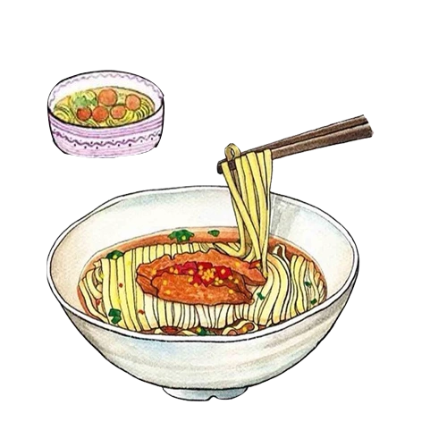 面条 手绘图片大全