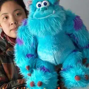 促销可爱怪物公司怪兽大学超大单眼毛怪苏利文毛绒玩具公仔布娃娃