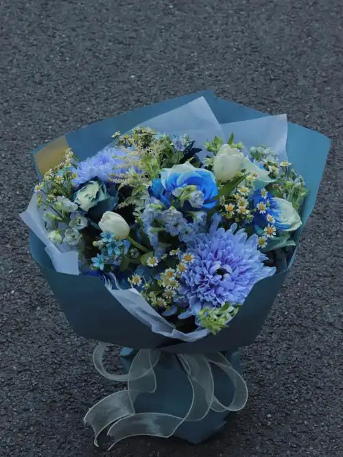 天气热就要多看看蓝色的花