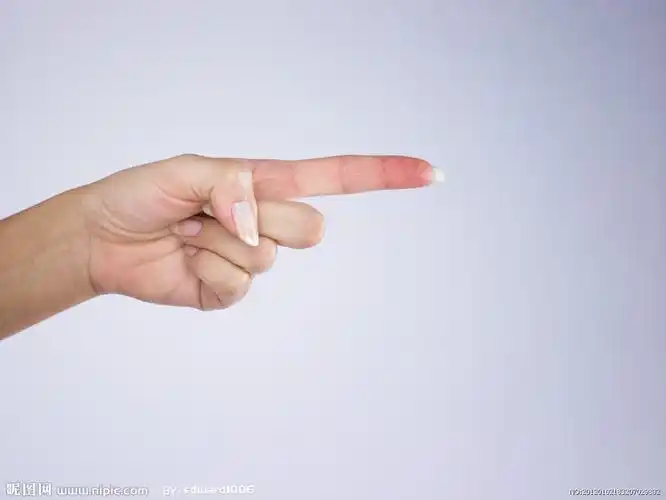 手指指点摄影图片
