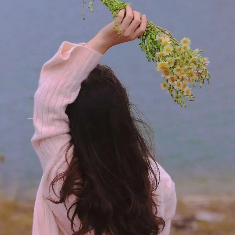 女生唯美背影头像