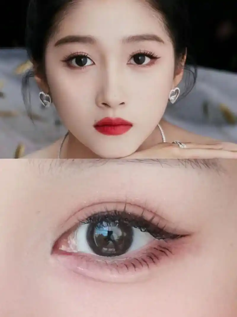 关晓彤仿妆|七夕清甜半糖眼妆给爱情注糖!今天七夕呀 决定好今 - 抖音