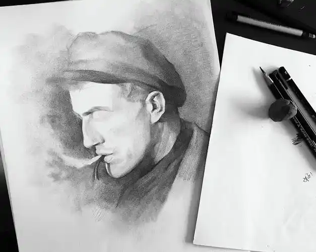 好久不画纸上素描