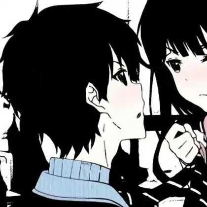 漫画风情侣头像一左一右真爱图片_情侣动漫头像_头像屋