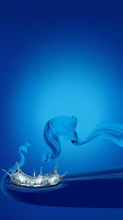 蓝色精美h5背景