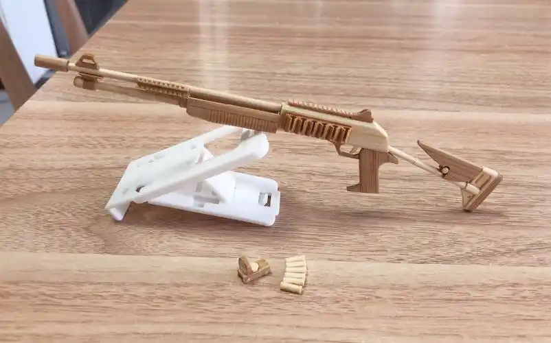 【阎真】sniper 3d s114霰弹枪【筷子手作】_哔哩哔哩_bilibili