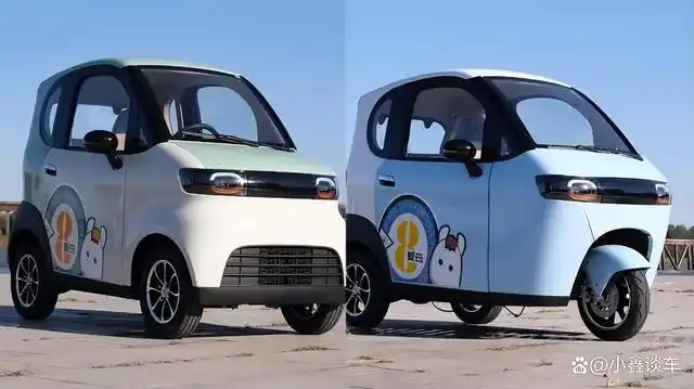 爱玛新款低速四轮电动车亮相,小车身,大电池,续航可达170公里