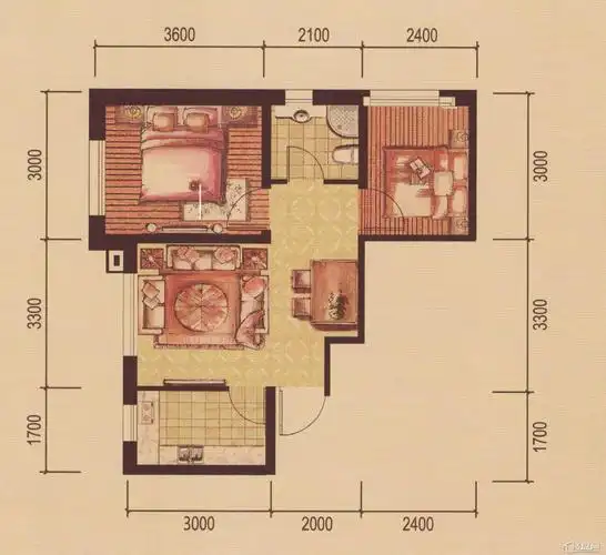 宝地铭郡户型图