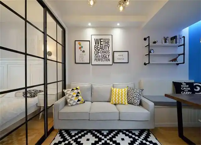 52平米二居室仅3万,太超值了!北欧风格老婆最爱!-定安东里装修