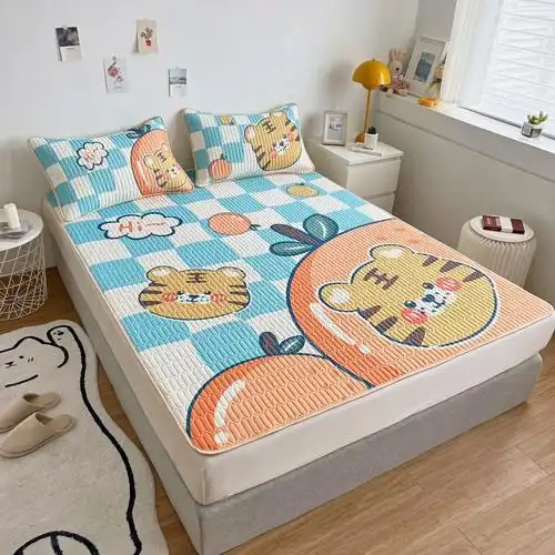 卡通乳胶凉席超适合今年的虎宝宝