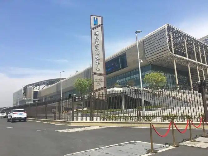 美丽的杭州国际博览中心一角
