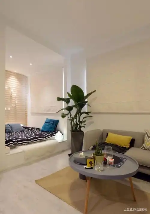 38小户型简约精致生活客厅现代简约客厅设计图片赏析