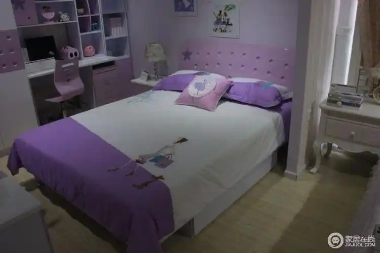 家有儿女15s2双抽床紫色图片