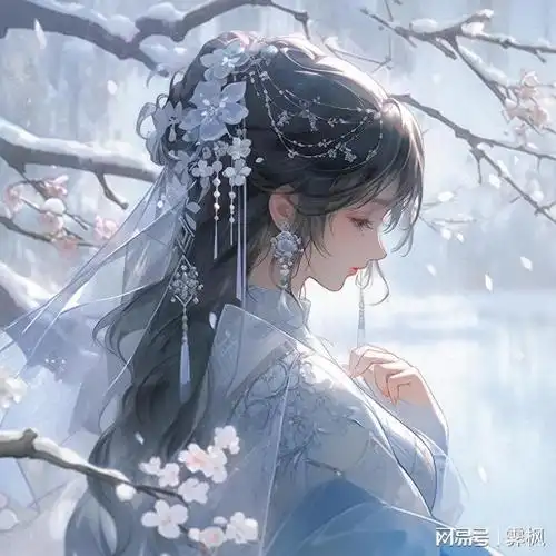 古风女生头像世间美人皆是花朵