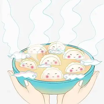 可爱饺子素材_可爱饺子图片元素-觅元素