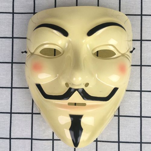 男全脸恐怖v字仇杀万圣节面具化妆舞会舞台表演地摊玩具批发舞会面具