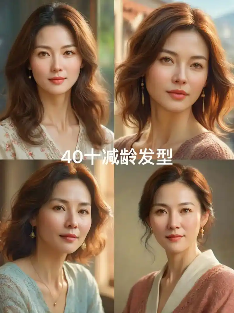 40十减龄发型