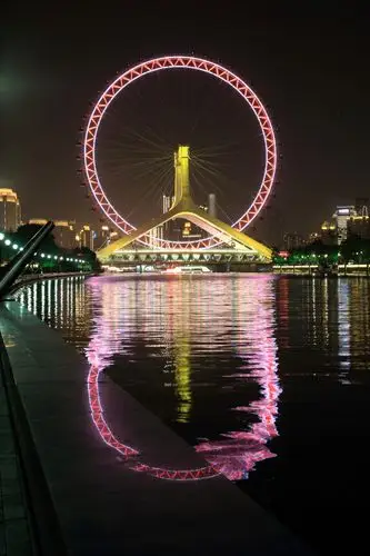 天津之眼夜景