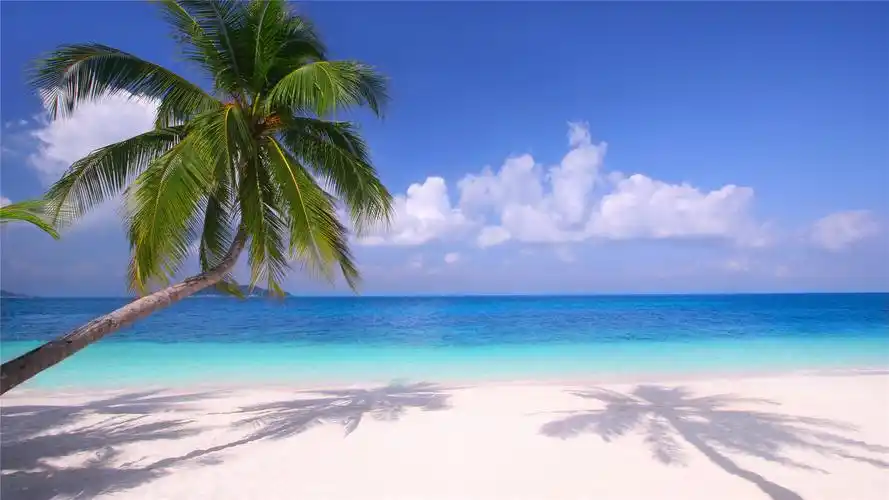 海边沙滩风景高清桌面壁纸