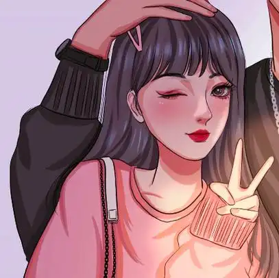 超好看的彩绘情侣头像只要你肯向我伸出手余生的路我牵着你的手陪你走