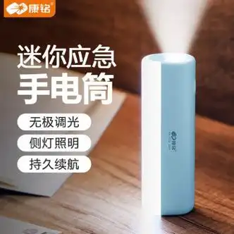 灯>康铭>康铭手电筒强光充电户外超亮小型迷你便携家用远射应急照明小