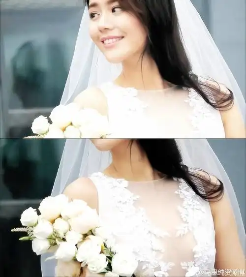 关于马思纯的婚纱