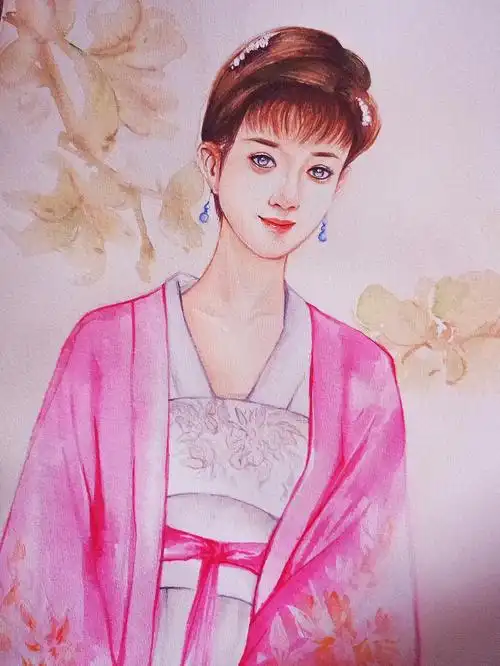 水彩手绘赵丽颖 - 原创作品 - 站酷(zcool)