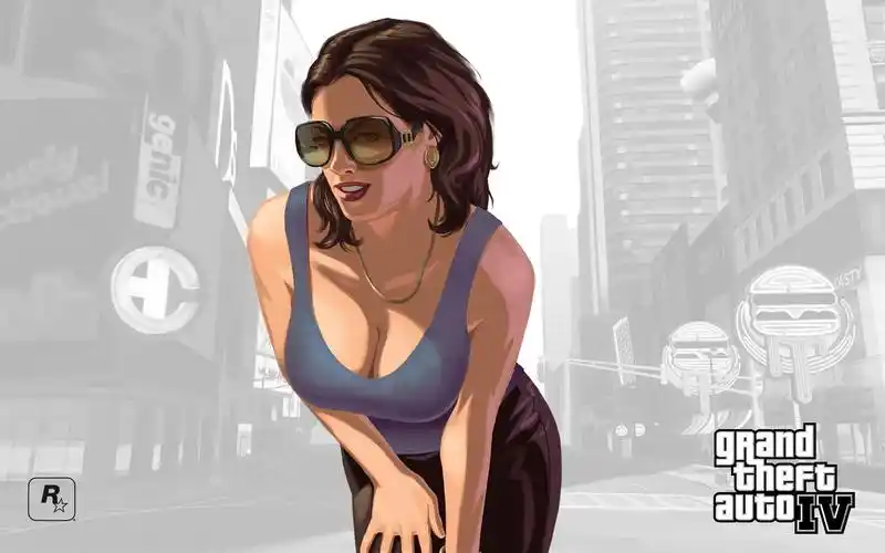 grand theft auto iv post comes in 1920×1200 pixel, the lady