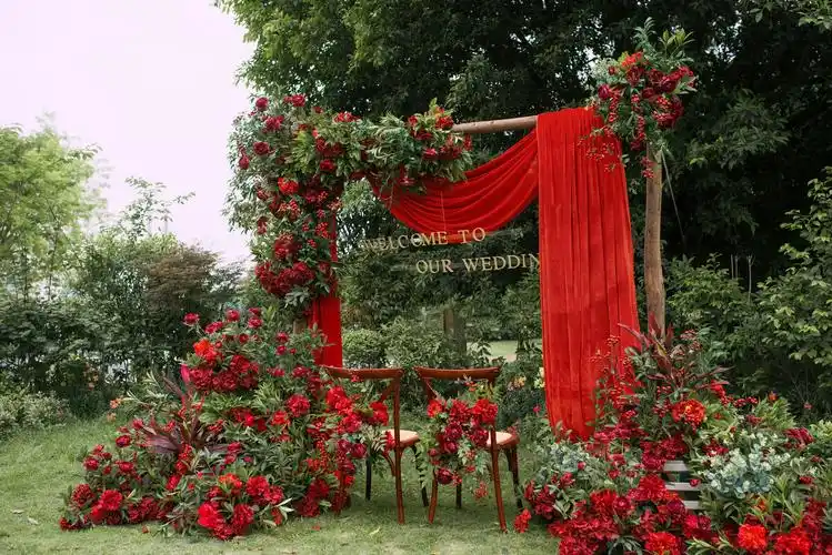 户外婚礼现场布景设计分享