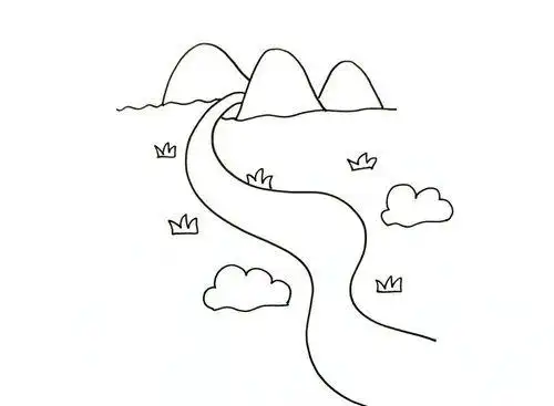 儿童怎么画长江风景简笔画简笔画大全