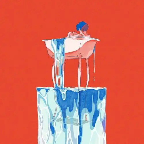 红色系插画背景 ins:soojin chae 6767 - 堆糖,美图壁纸兴趣社区