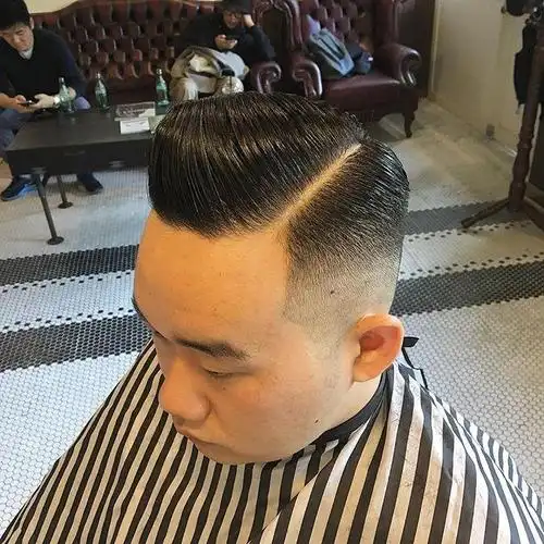 精选男生复古背头,油头发型,要有型,就这样剪