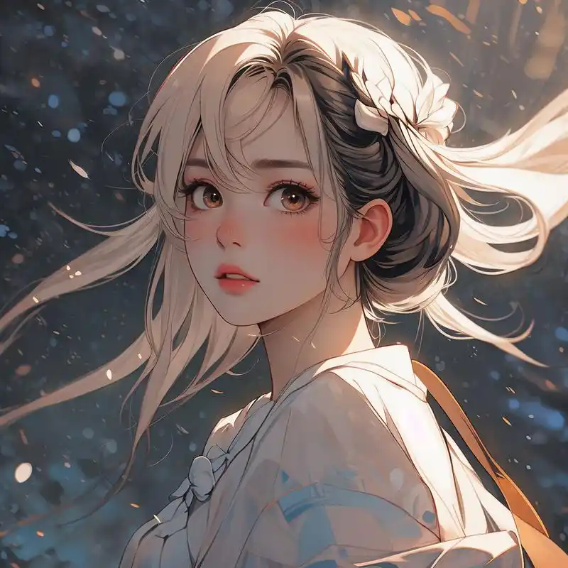 仙气可爱动漫女生头像93 女孩子果然都是美好又可爱,让人想一亲芳泽