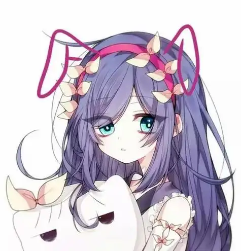 萌萌萌哒可爱软女头动漫二次元头像闺蜜头像