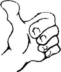 你真棒简笔画 大拇指你真棒简笔画