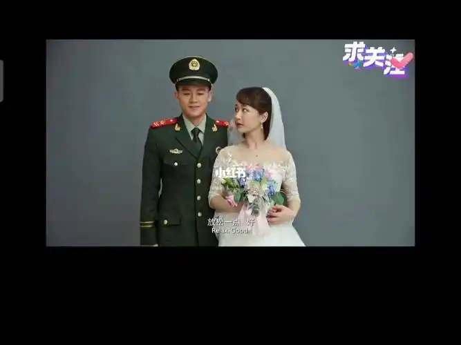 欧豪杨紫的婚纱照3