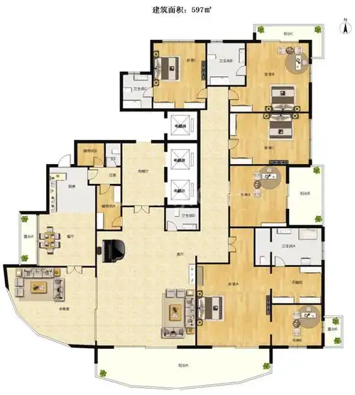 上海汤臣一品户型图