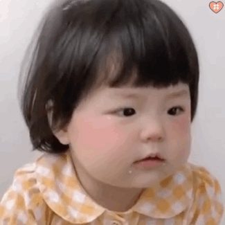 萌娃丸子妹表情包动图