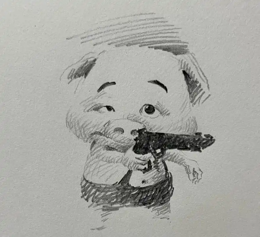 谁教你这么画猪猪侠的?