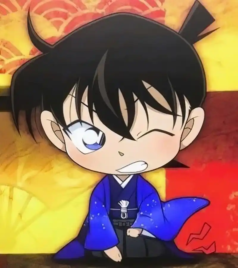 q版的新一,毛利兰,美晕了!#动漫# #名侦探柯南