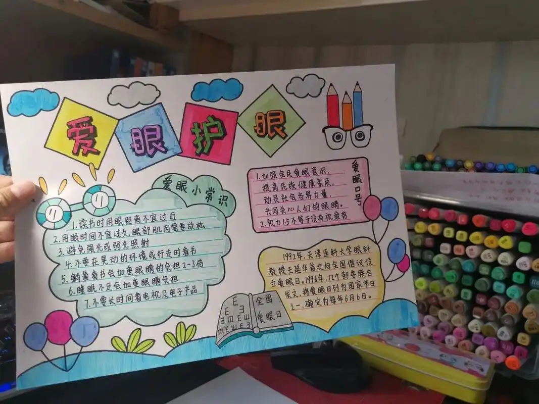 爱眼护眼手抄报