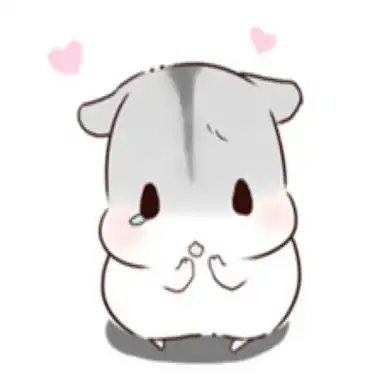萌萌的卡通小仓鼠头像