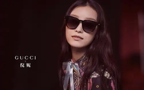 倪妮为gucci拍摄的2017秋冬全新眼镜广告大片曝光了.
