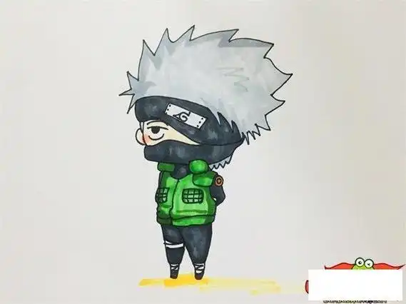 卡西西怎么画简笔画步骤全身