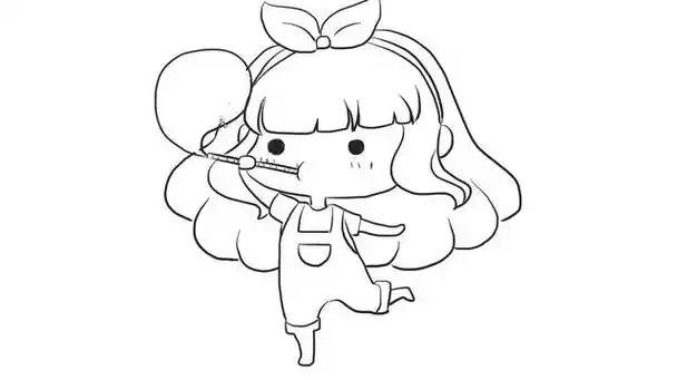 简笔画儿童简笔画教程分享一波萌萌哒可爱小女孩简笔画记得收藏好哦!