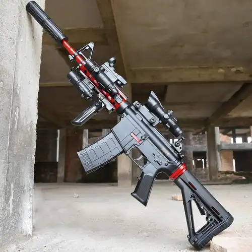 m416电动连发水弹枪绝地m4求生吃鸡装备儿童玩具枪成人hk突击步抢