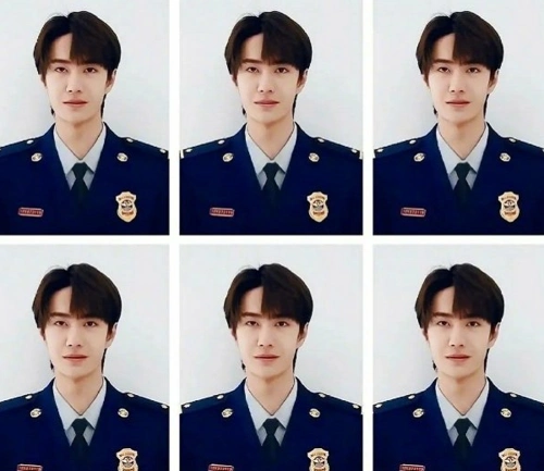 男星证件照大比拼:军装王一博不算啥,看到易烊千玺一眼就沦陷